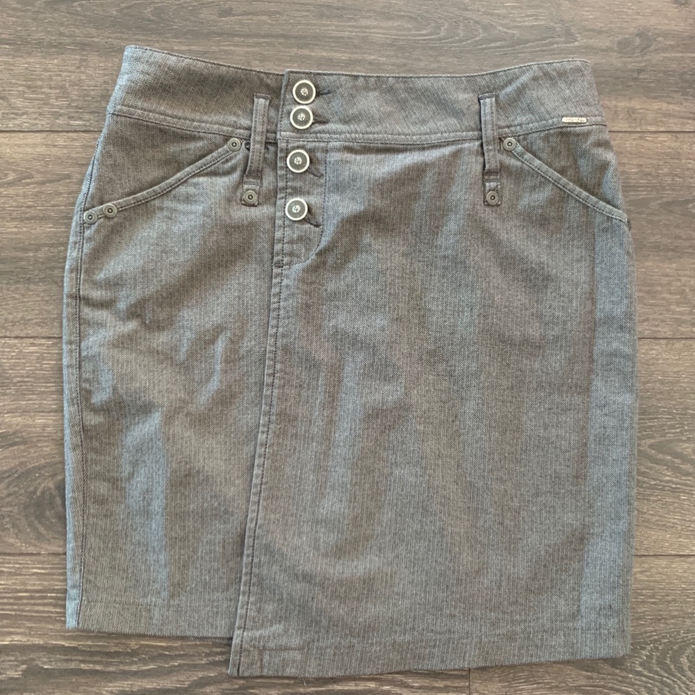 Tommy Hilfiger Denim Herringbone Skirt